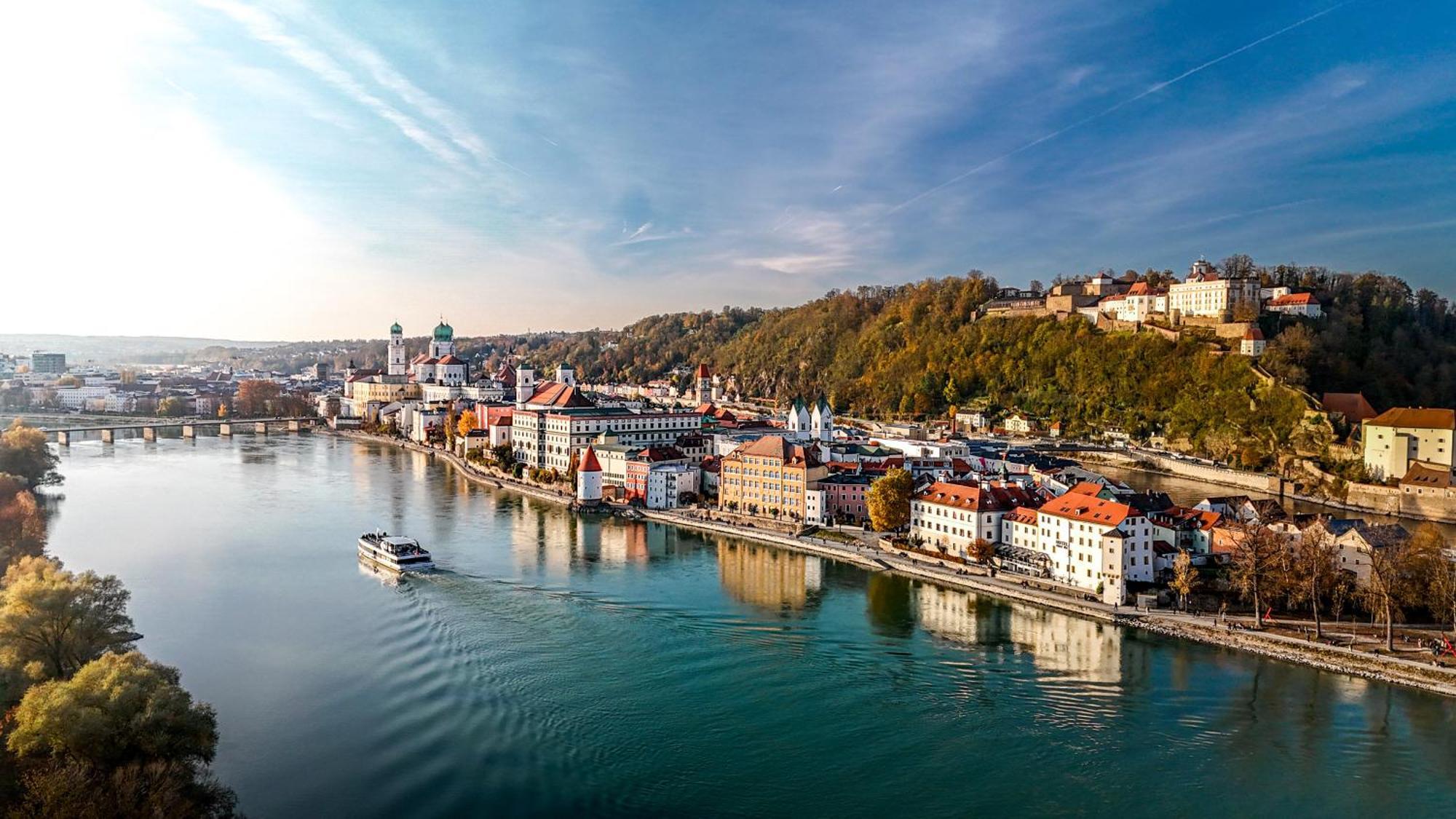 Apartment Passau B - Parken, Stilvoll, Modern & Cozy Im Zentrum Von Passau พัสเซา ภายนอก รูปภาพ